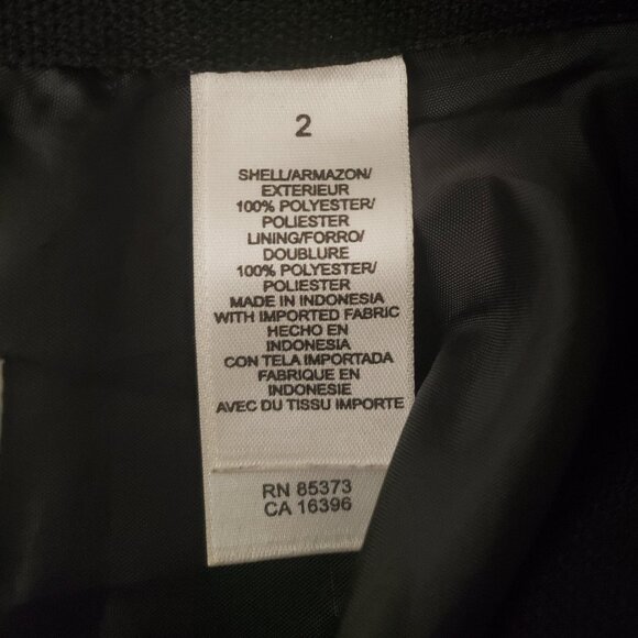 Liz Claiborne Vintage Villager Plus Size 2X Shirt Jacket Shacket Black - Picture 10 of 10